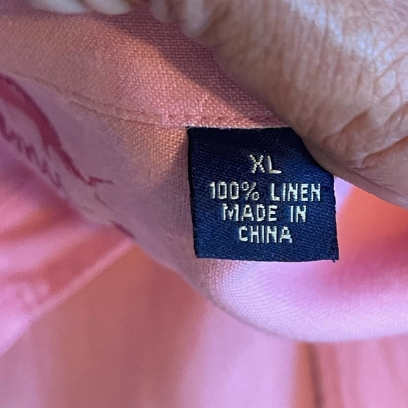 Tommy Bahama Men's Linen Relaxed Linen Shirt Size XL - Picture 6 of 10